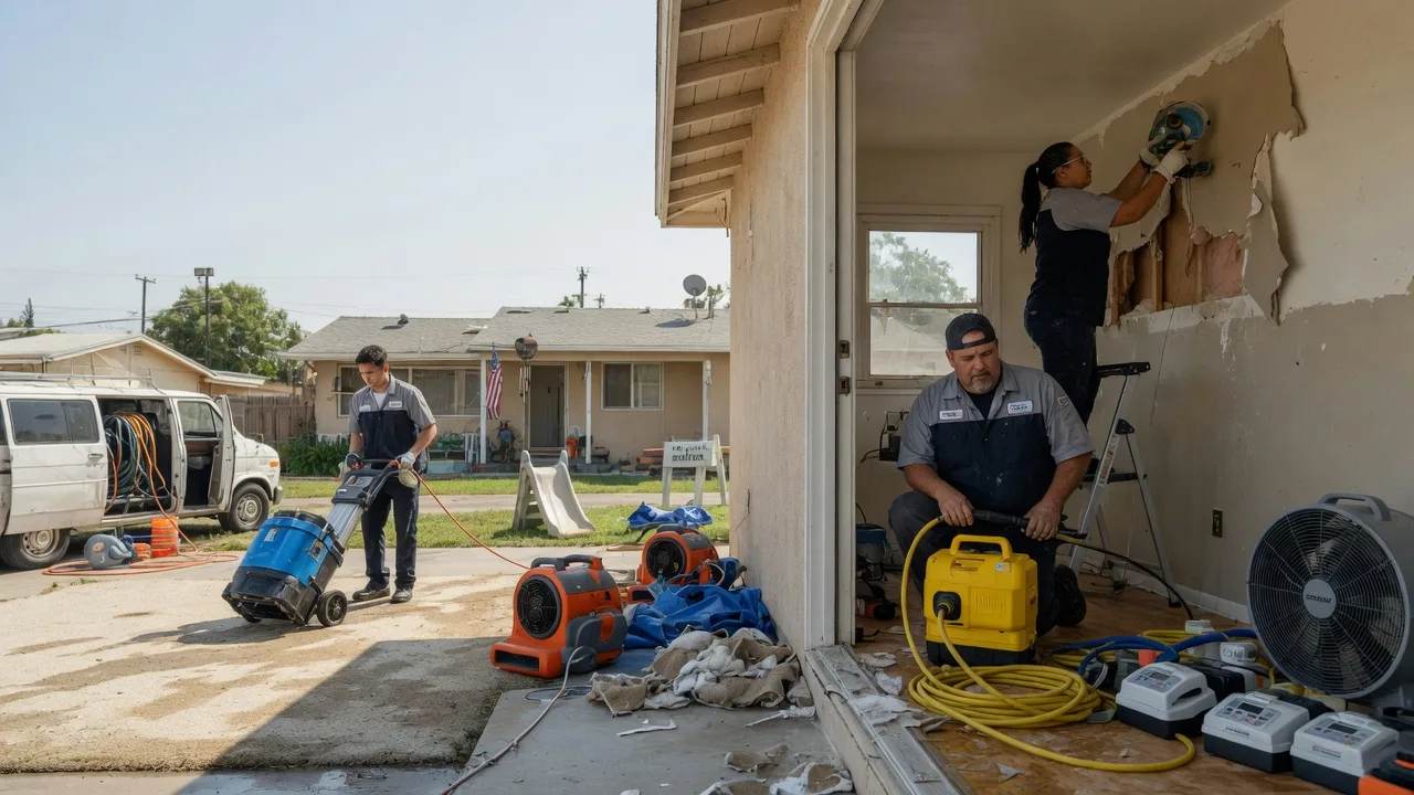 Water Damage Restoration in Middle Point, OH near me